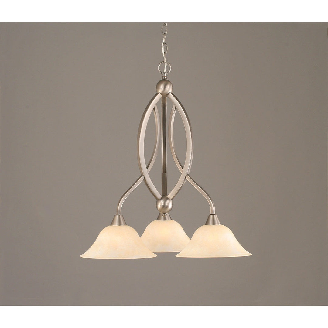 Toltec Bow 263-bn-513 Chandelier Light - Brushed Nickel