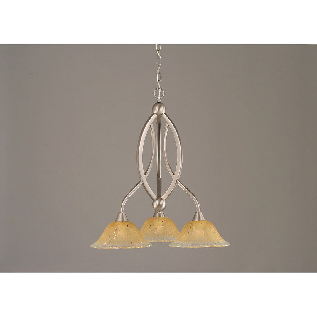 Toltec Bow 263-bn-730 Chandelier Light - Brushed Nickel