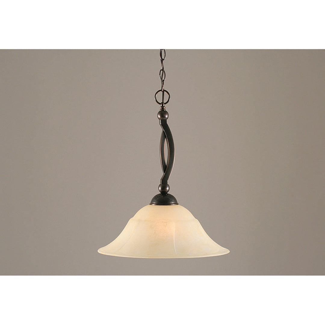 Toltec Bow 271-bc-53613 Pendant Light - Black Copper