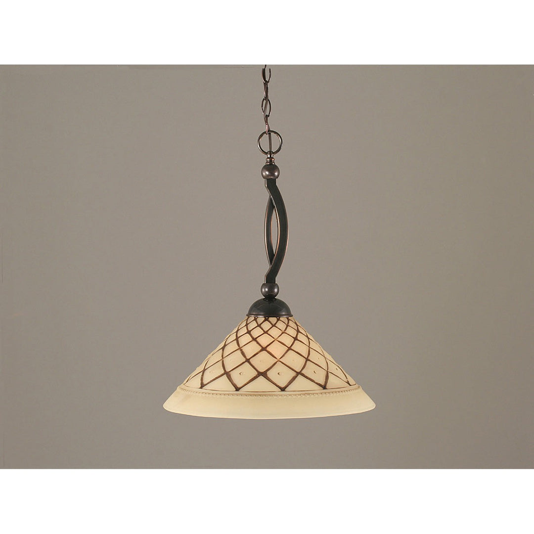 Toltec Bow 271-bc-718 Pendant Light - Black Copper