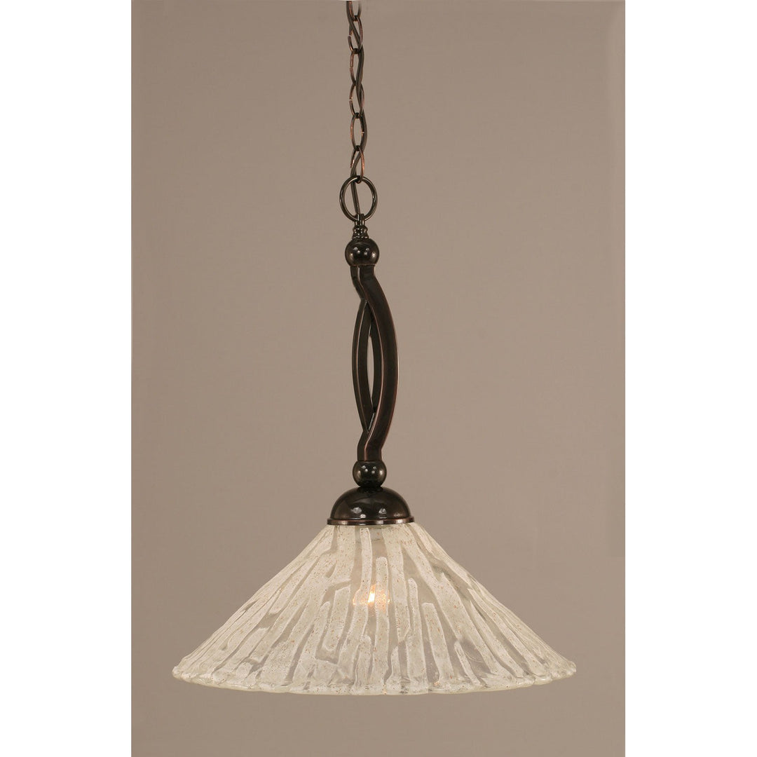 Toltec Bow 271-bc-719 Pendant Light - Black Copper