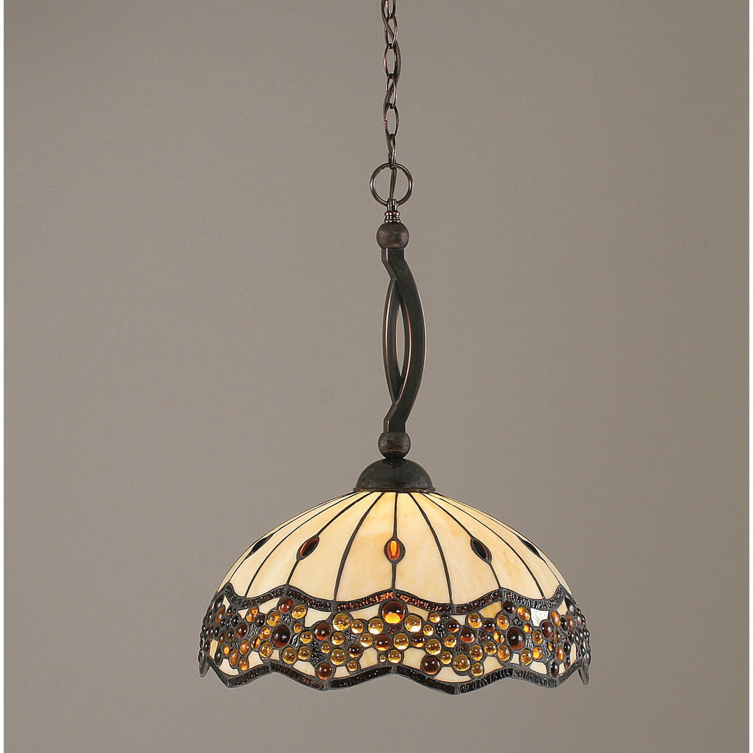 Toltec Bow 271-bc-997 Pendant Light - Black Copper