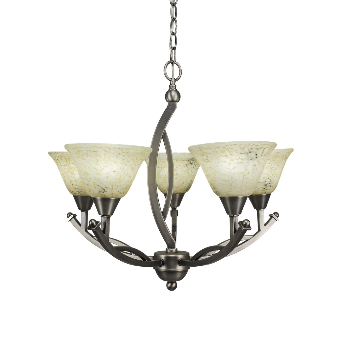 Toltec Bow 275-bn-508 Chandelier Light - Brushed Nickel