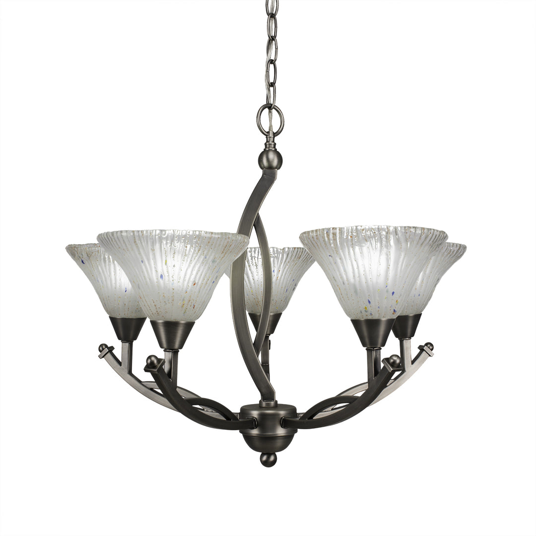 Toltec Bow 275-bn-751 Chandelier Light - Brushed Nickel