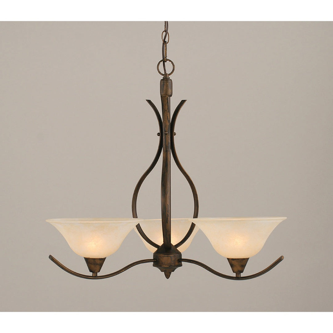 Toltec Swoop 293-brz-513 Chandelier Light - Bronze