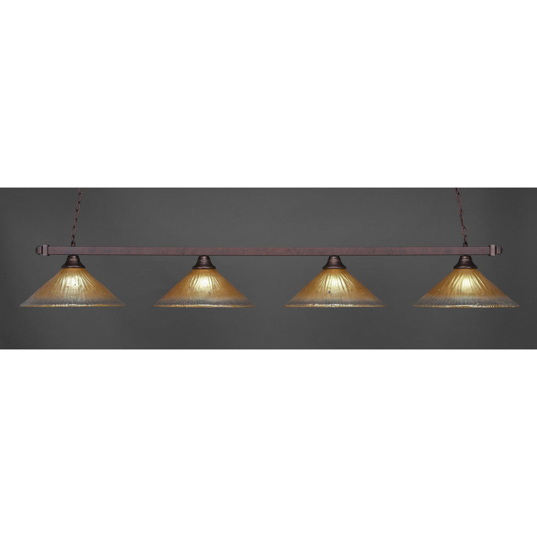 Toltec Square 804-brz-710 Pendant Light - Bronze