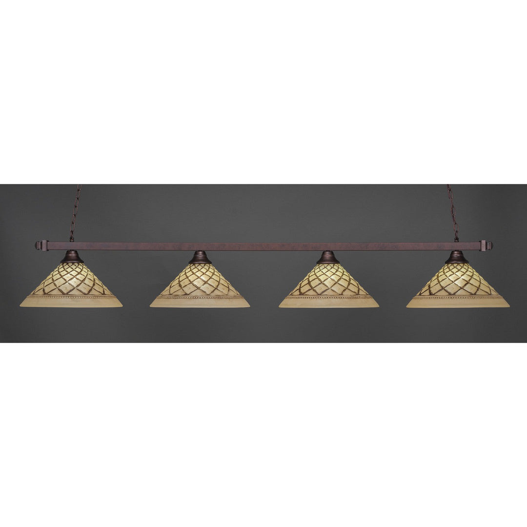 Toltec Square 804-brz-718 Pendant Light - Bronze