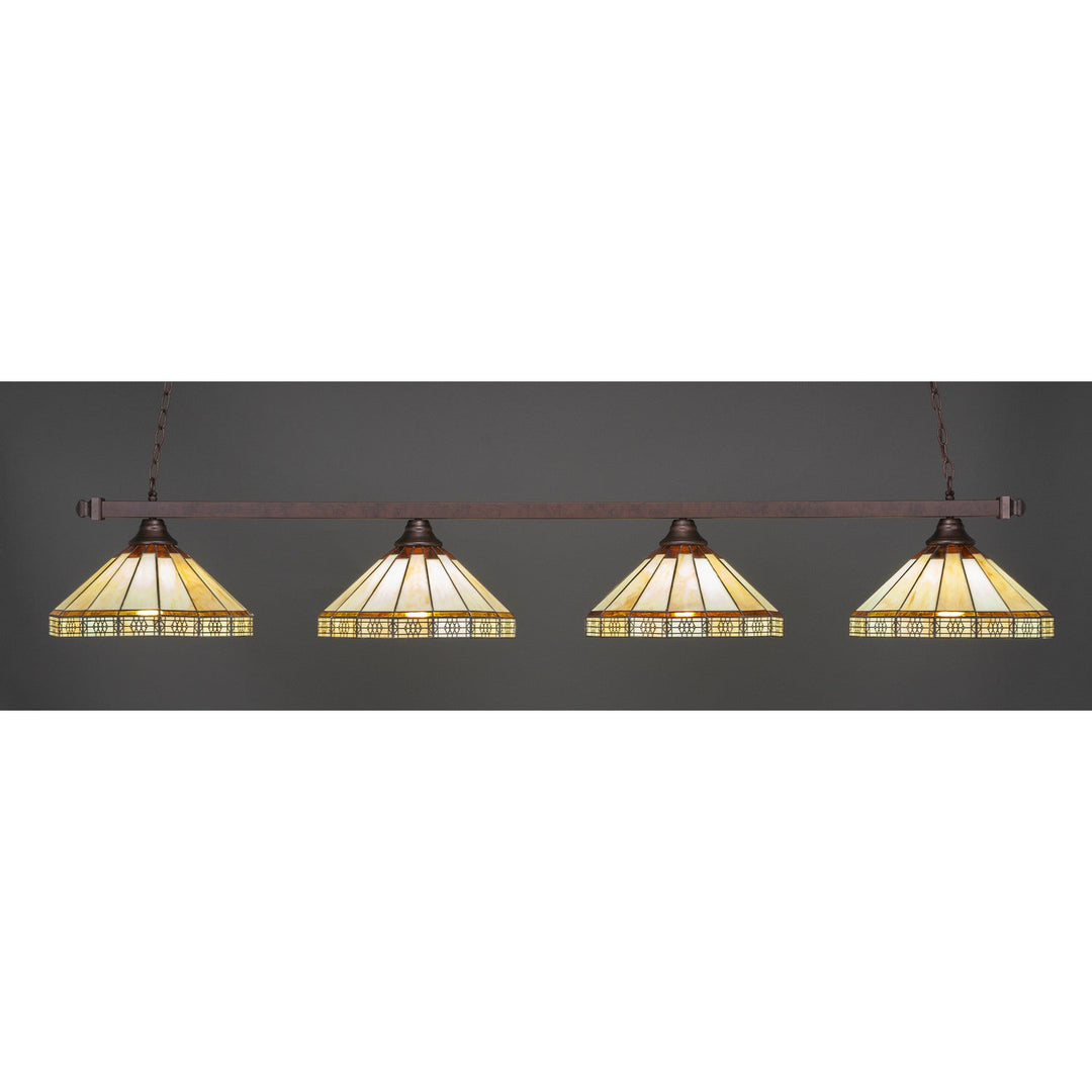 Toltec Square 804-brz-964 Pendant Light - Bronze