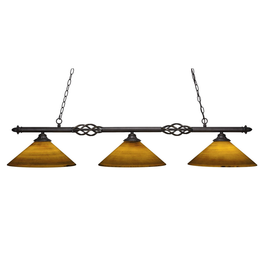 Toltec Elegant 863-dg-414 Pendant Light - Dark Granite