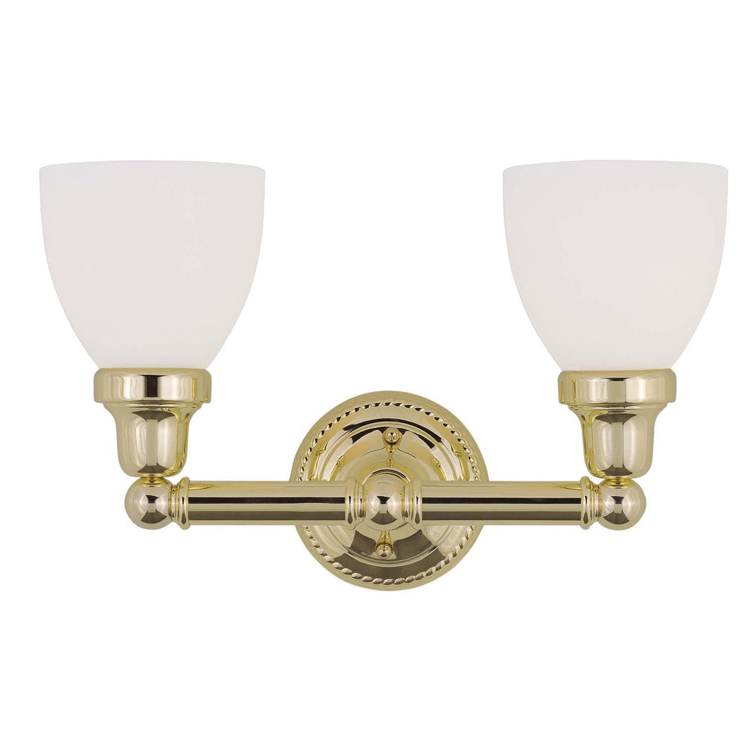 Livex Classic 1022-02 Bath Vanity Light 16 in. wide - Polished Brass