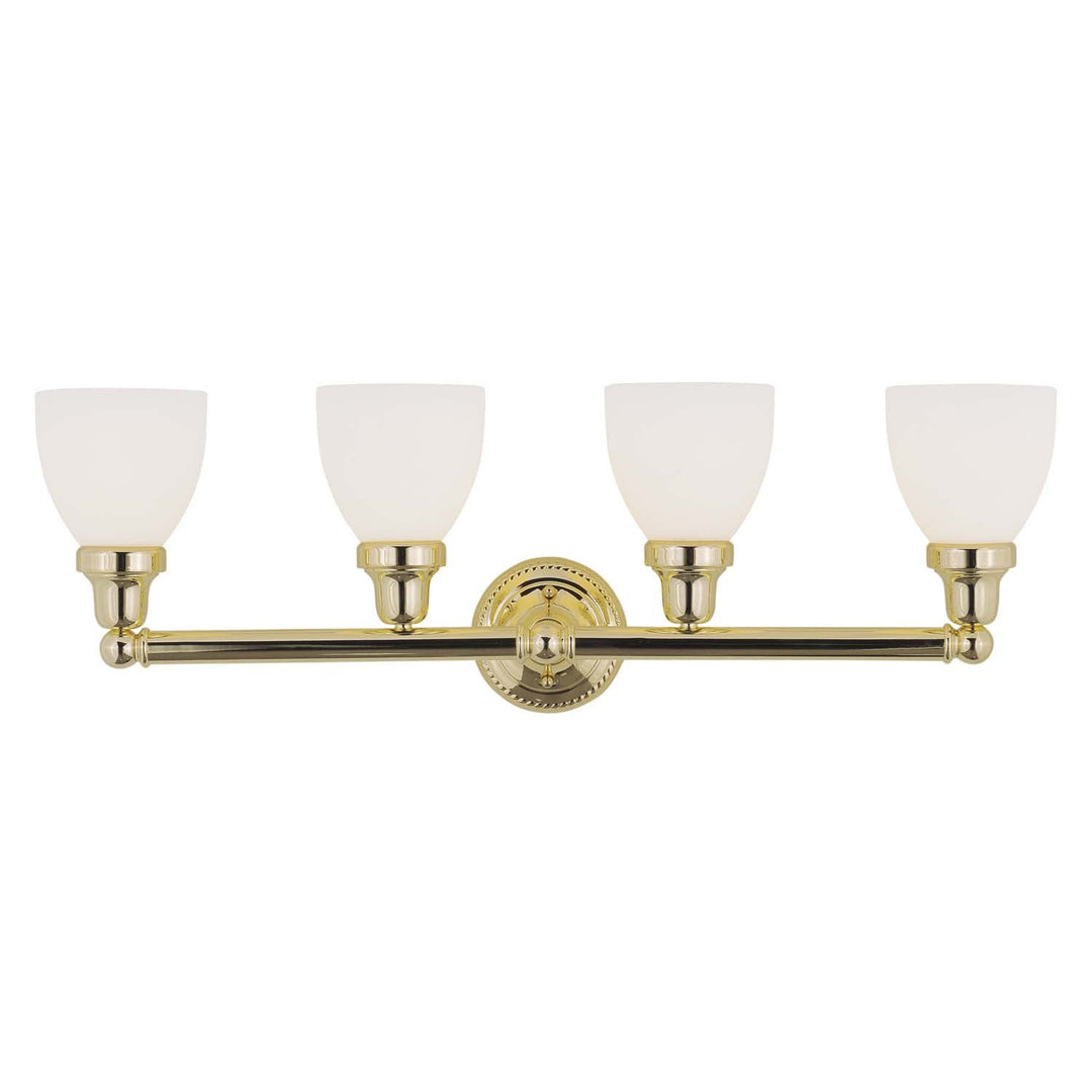 Livex Classic 1024-02 Bath Vanity Light 30 in. wide - Polished Brass