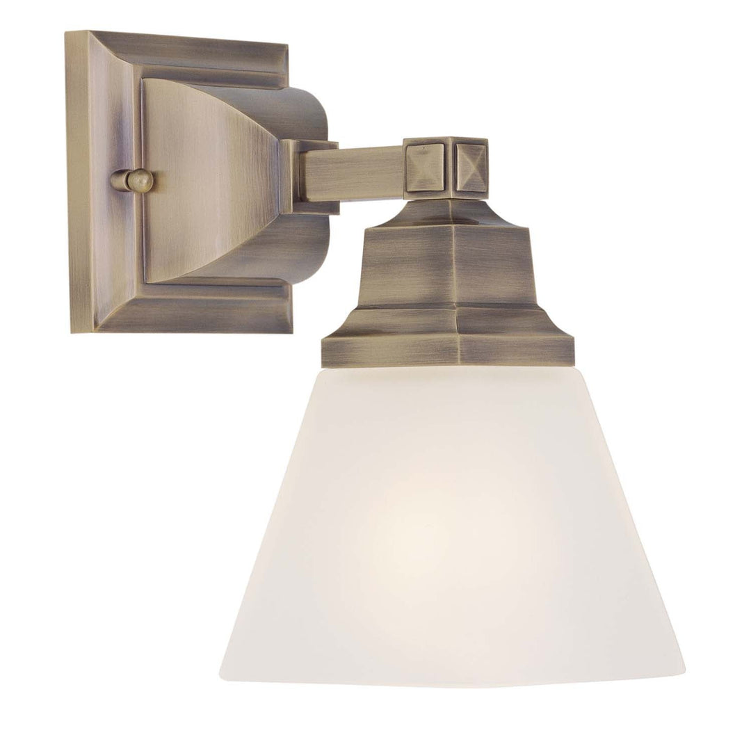 Livex Mission 1031-01 Wall Sconce Light - Antique Brass