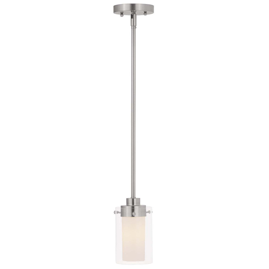 Livex Manhattan 1540-91 Pendant Light - Brushed Nickel