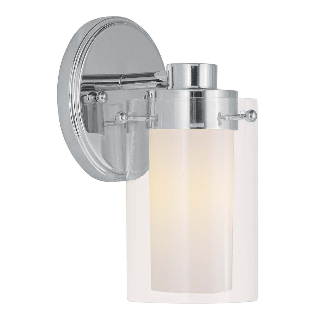 Livex Manhattan 1541-05 Wall Sconce Light - Polished Chrome