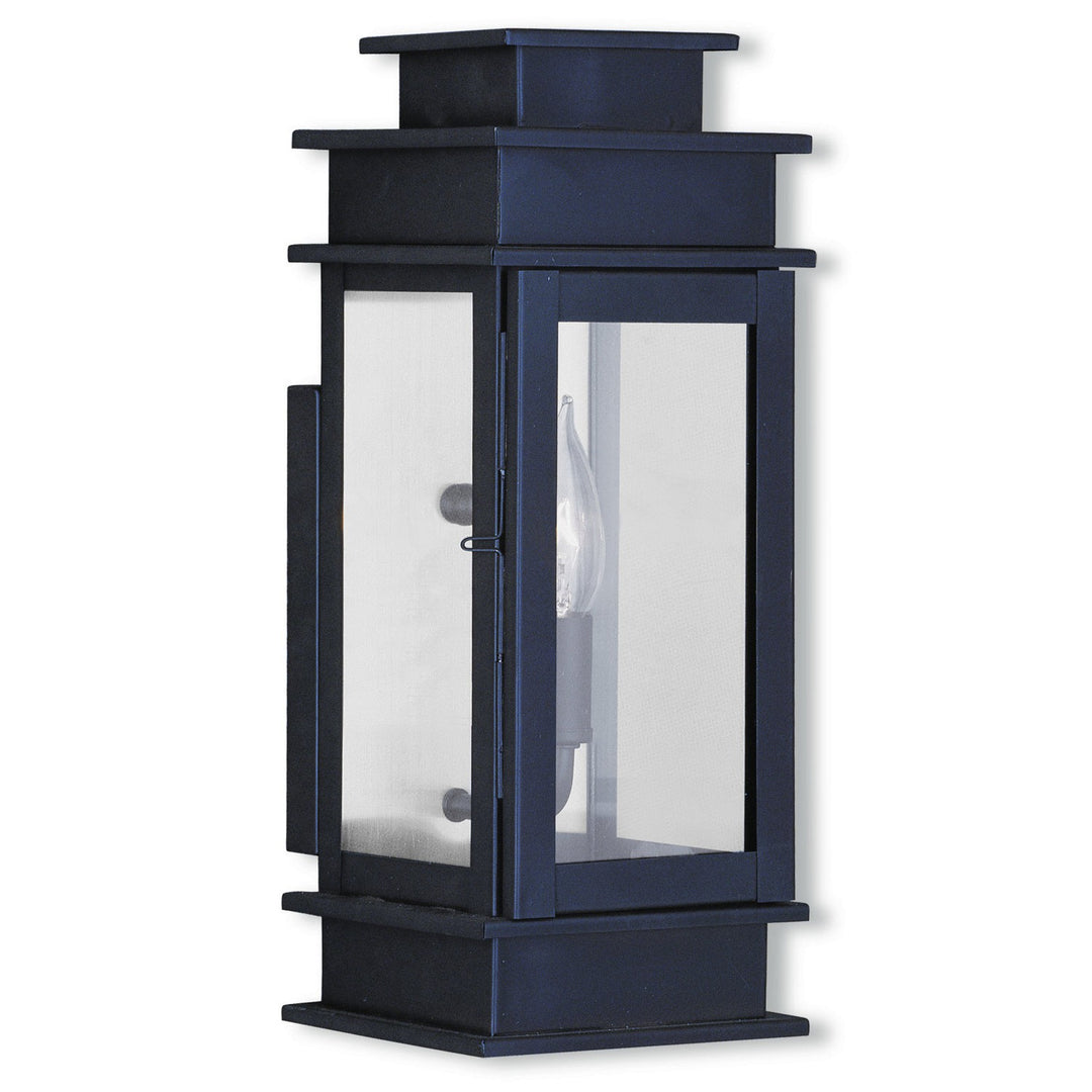 Livex Lighting 2013-07  Princeton Outdoor Bronze W/ Polished Chrome Stainless Steel