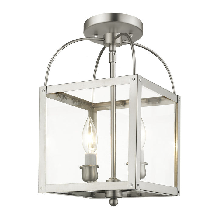 Livex Milford 4041-91 Pendant Light - Brushed Nickel