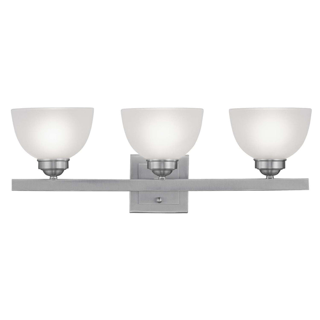 Livex Somerset 4203-91 Bath Vanity Light 25 in. wide - Brushed Nickel