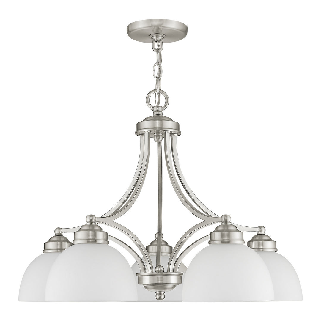 Livex Somerset 4225-91 Chandelier Light - Brushed Nickel