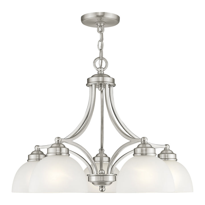Livex Somerset 4225-91 Chandelier Light - Brushed Nickel