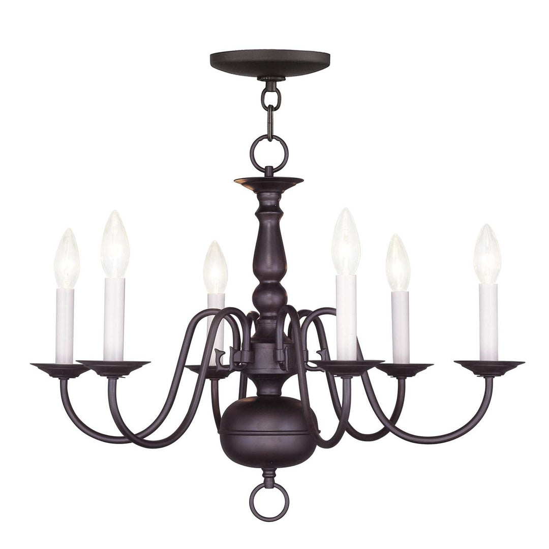 Livex Williamsburgh 5006-07 Chandelier Light - Bronze
