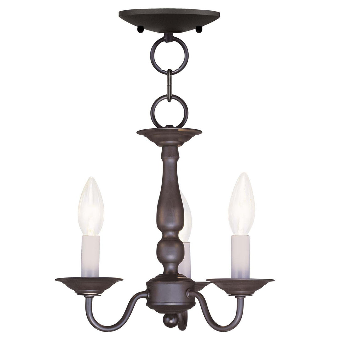 Livex Williamsburgh 5009-07 Chandelier Light - Bronze