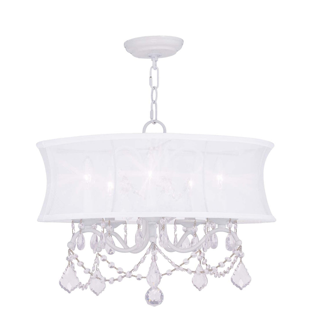 Livex Newcastle 6305-03 Chandelier Light - White