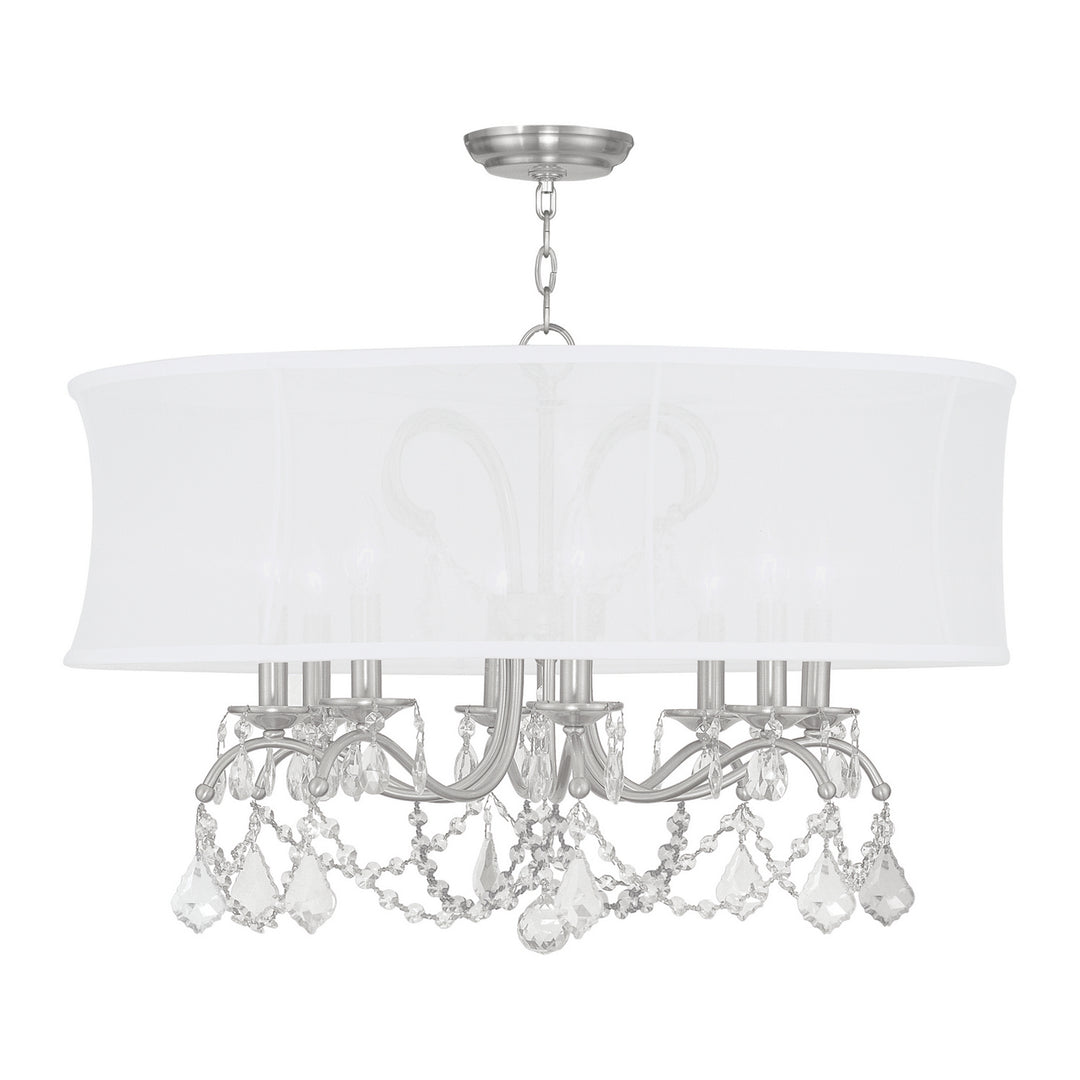 Livex Newcastle 6308-91 Chandelier Light - Brushed Nickel