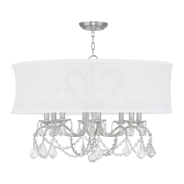 Livex Newcastle 6308-91 Chandelier Light - Brushed Nickel