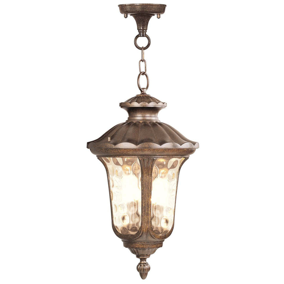 Livex Lighting 7665-50  Oxford Outdoor Moroccan Gold