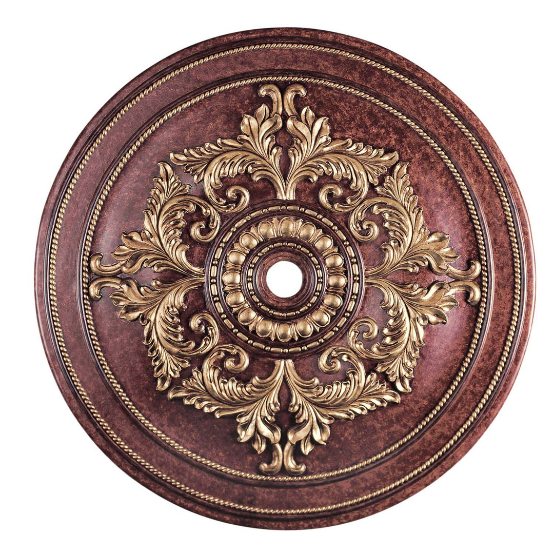 Livex Lighting 8229-63  Versailles Home Decor Verona Bronze With Aged Gold Leaf Accents