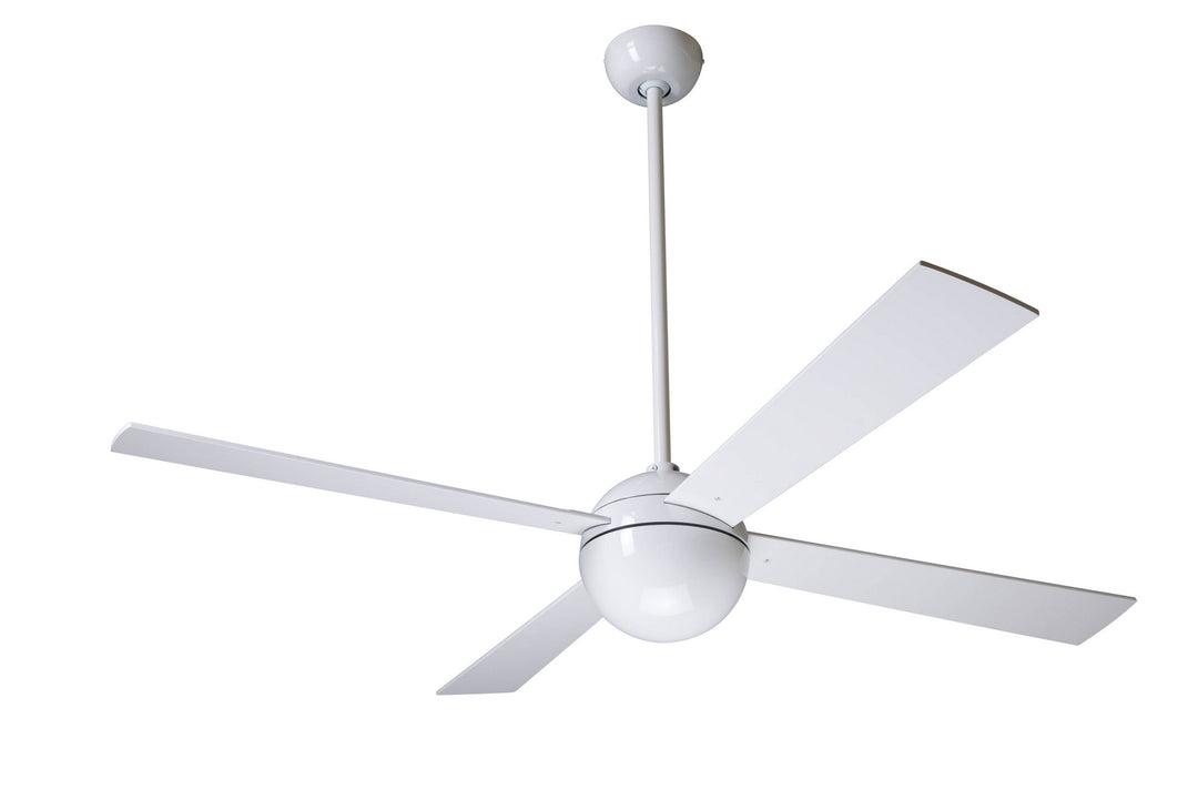 Modern Fan Company Ball BAL-GW-42-WH-NL-001 Ceiling Fan 42 - Gloss White, White/