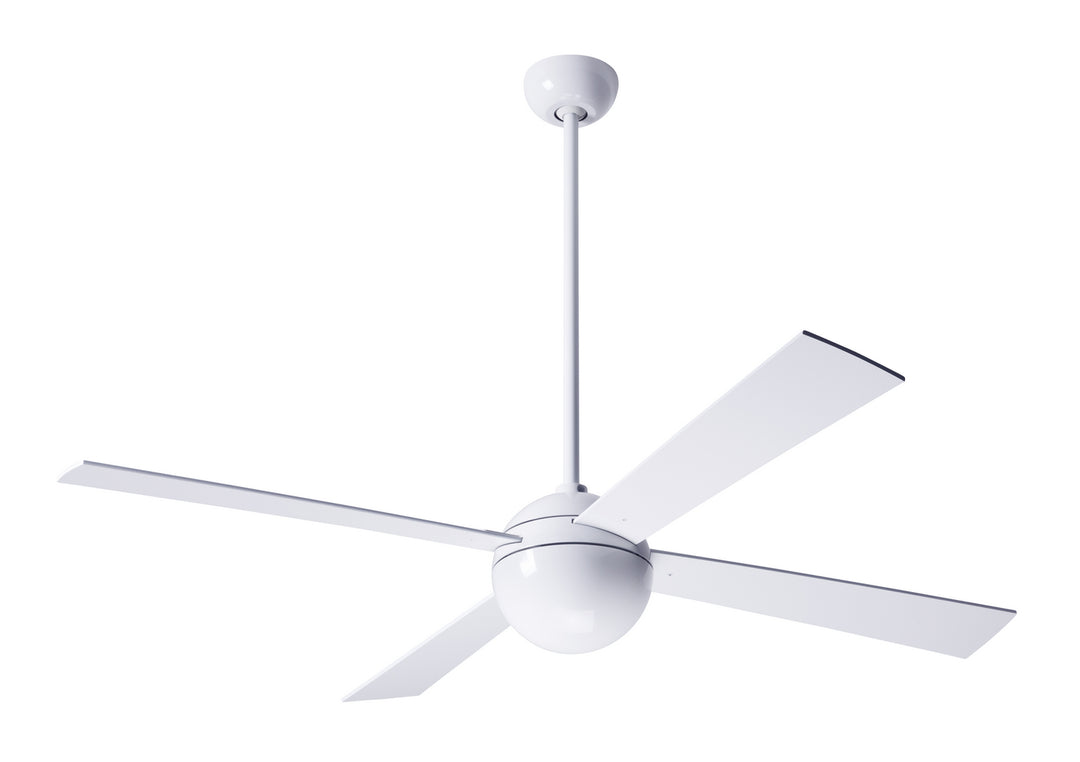 Modern Fan Company Ball BAL-GW-52-WH-NL-001 Ceiling Fan 52 - Gloss White, White/