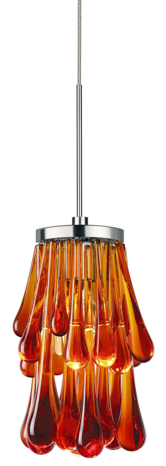 Stone Lighting PD102AMPCM3J Droplets One Light Pendant  Polished Chrome