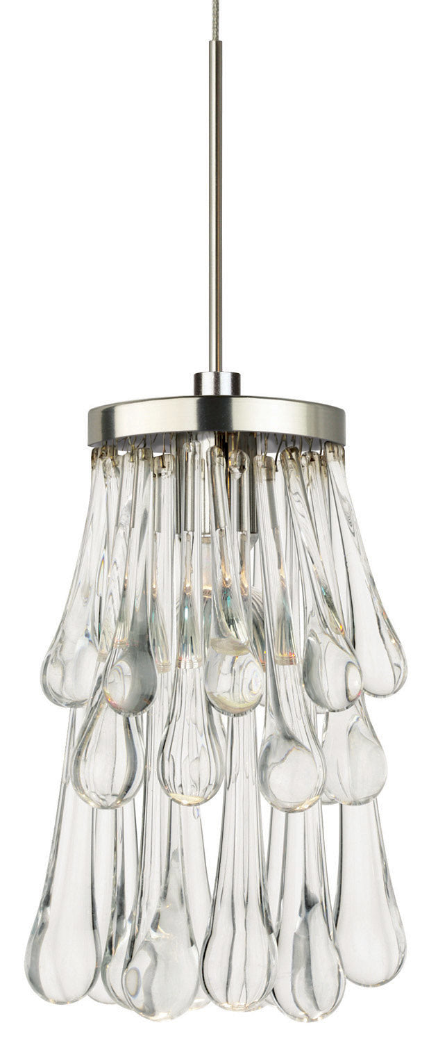 Stone Lighting PD102CRPNM3M Droplets One Light Pendant  Polished Nickel