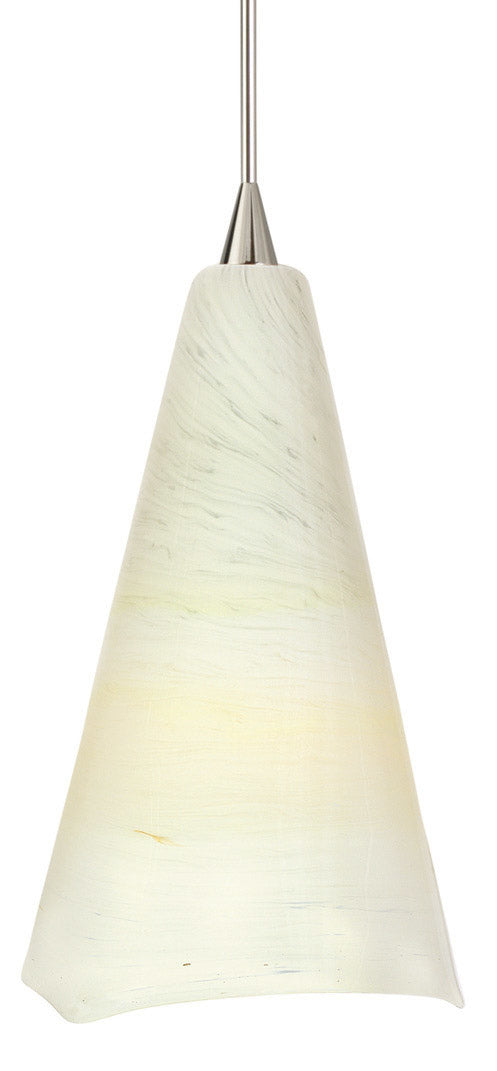Stone Lighting PD166OPPNX3J Swirl One Light Pendant  Polished Nickel