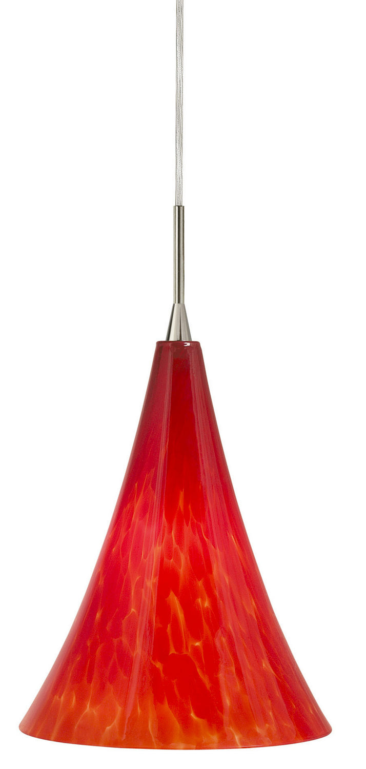 Stone Lighting PD182RDPNX3M Belle One Light Pendant  Polished Nickel