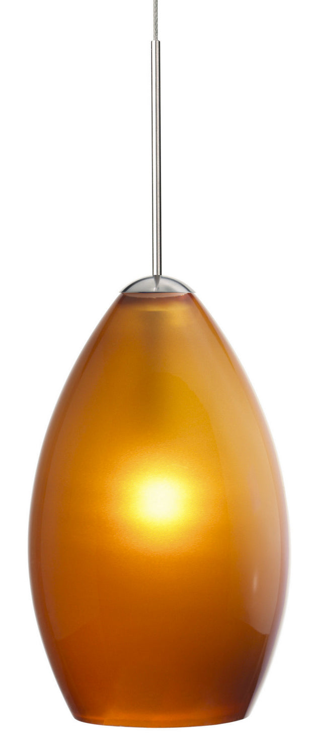 Stone Lighting PD184AMPNX5C Luma One Light Pendant  Polished Nickel