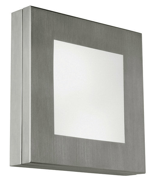 Stone Lighting WO800SSDOB24 Quadro One Light Outdoor Wall Mount  Stainless Steel