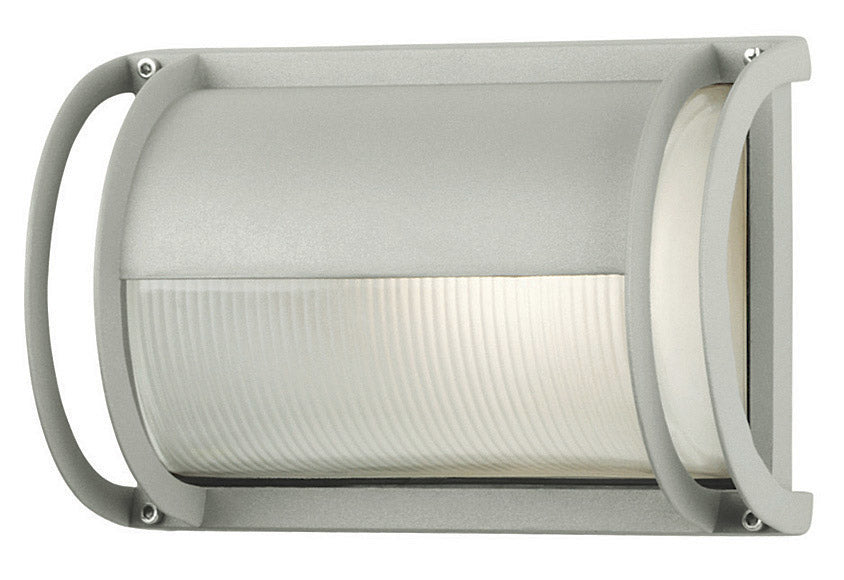 Stone Lighting WO815SIMB6 Basis One Light Outdoor Wall Mount  Silver