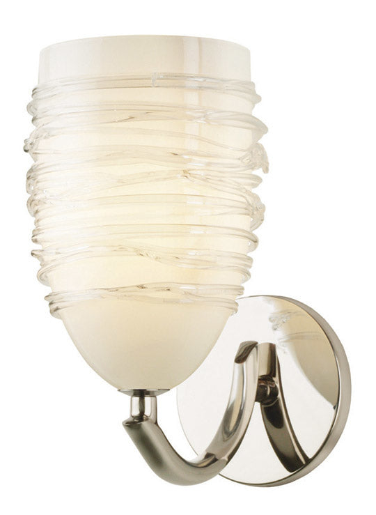 Stone Lighting WS174OPPNX5 Spun Wall Sconce  Polished Nickel