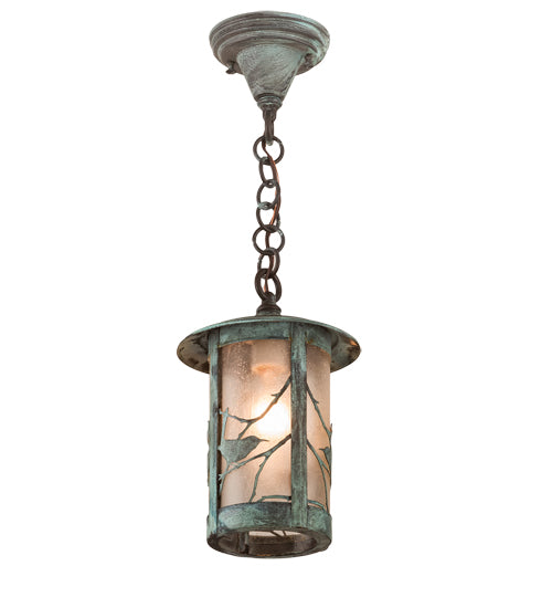 Meyda Tiffany Lighting 37385 Fulton One Light Mini Pendant Outdoor Verde