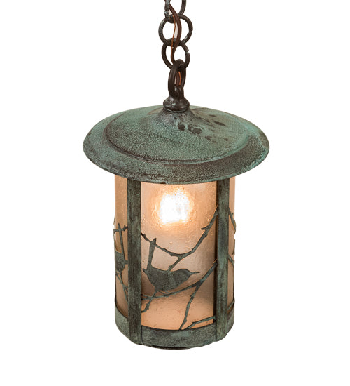 Meyda Tiffany Lighting 37385 Fulton One Light Mini Pendant Outdoor Verde