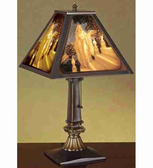 Meyda Tiffany Lighting 37455 Maxfield Parrish Cinderella"" Shade Lamp Shade Black