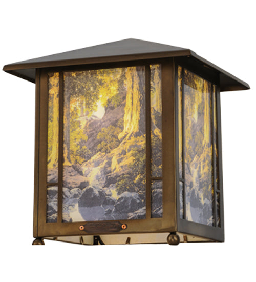 Meyda Tiffany Lighting 37476 Maxfield Parrish One Light Accent Lamp Lamp Bronze / Dark