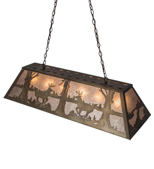 Meyda Tiffany Deer At Lake 37647 Pendant Light - Antique Copper