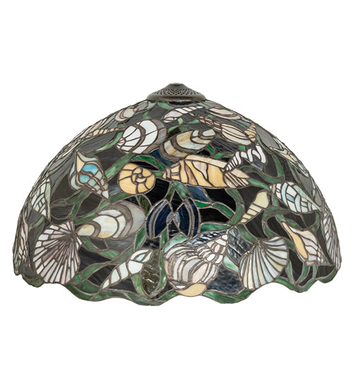 Meyda Tiffany Lighting 37656 Seashell Shade Lamp Shade Multicolored