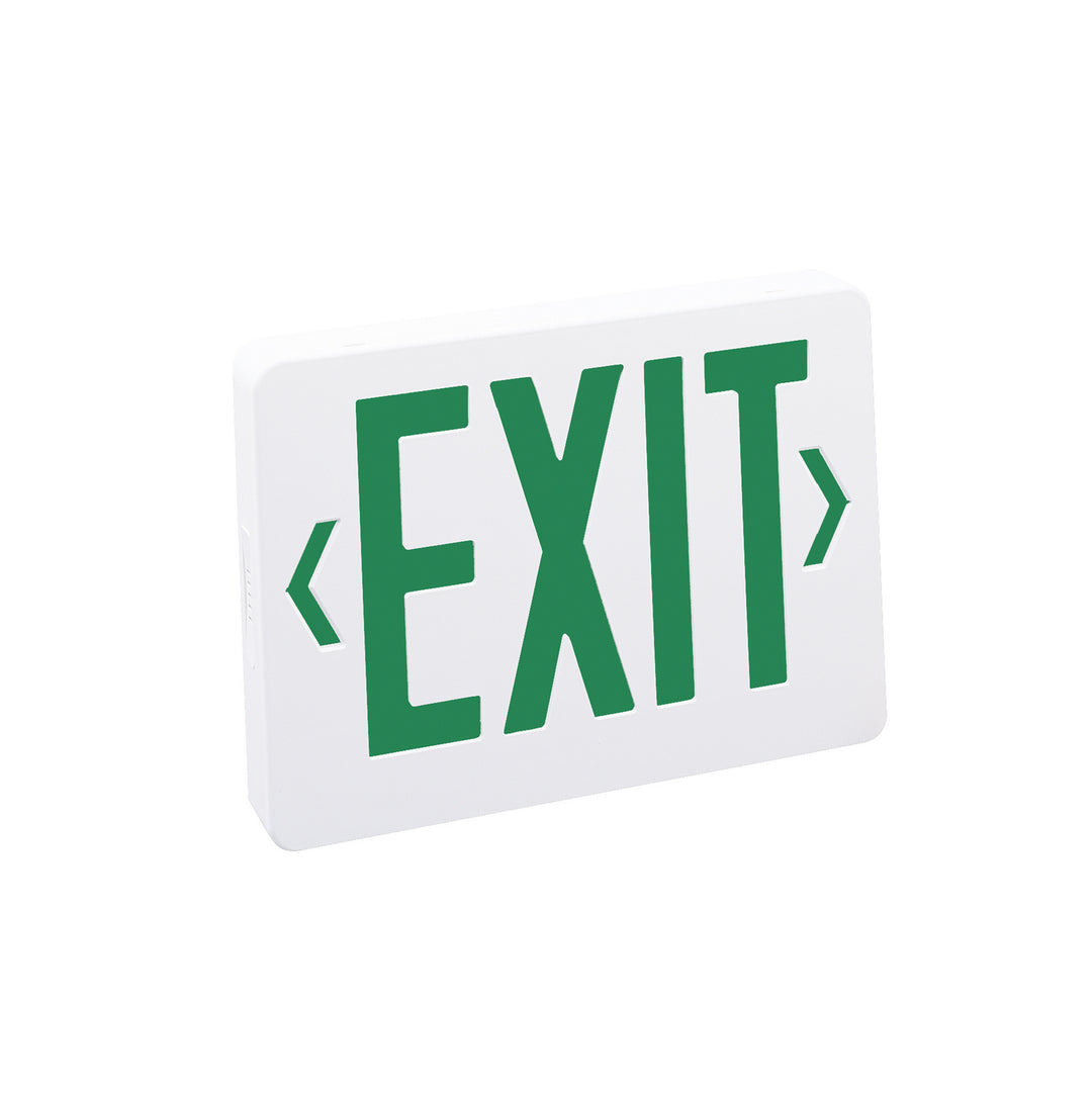 Nora Lighting NX-603-LED/G  Exit & Emergency Utility Light White