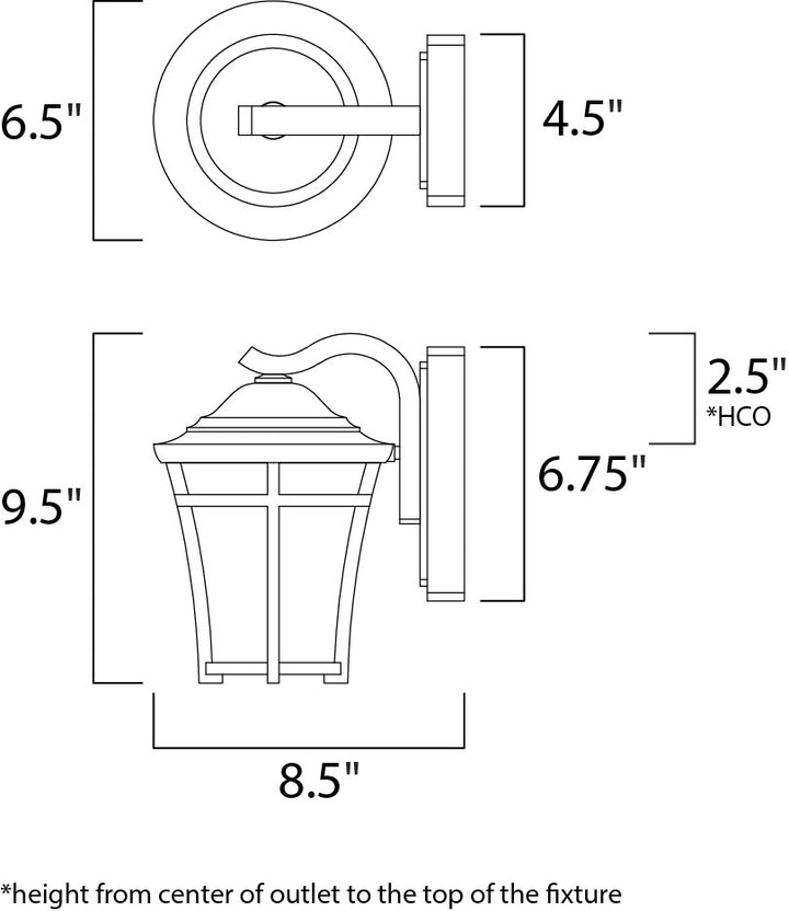 Maxim Lighting 3802LACO  Balboa Dc Outdoor Copper Oxide
