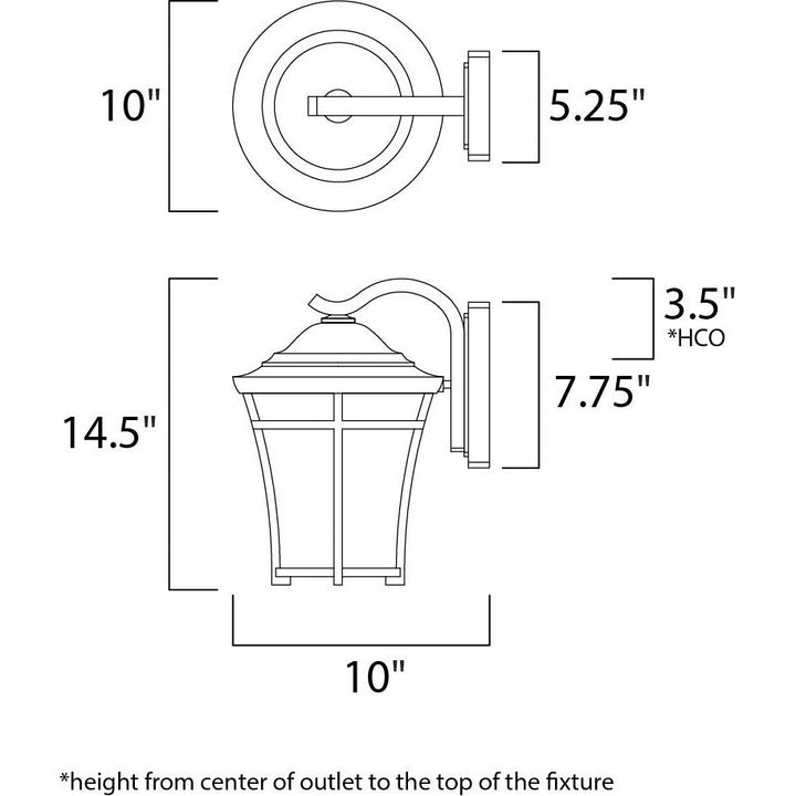 Maxim Lighting 3804LACO  Balboa Dc Outdoor Copper Oxide