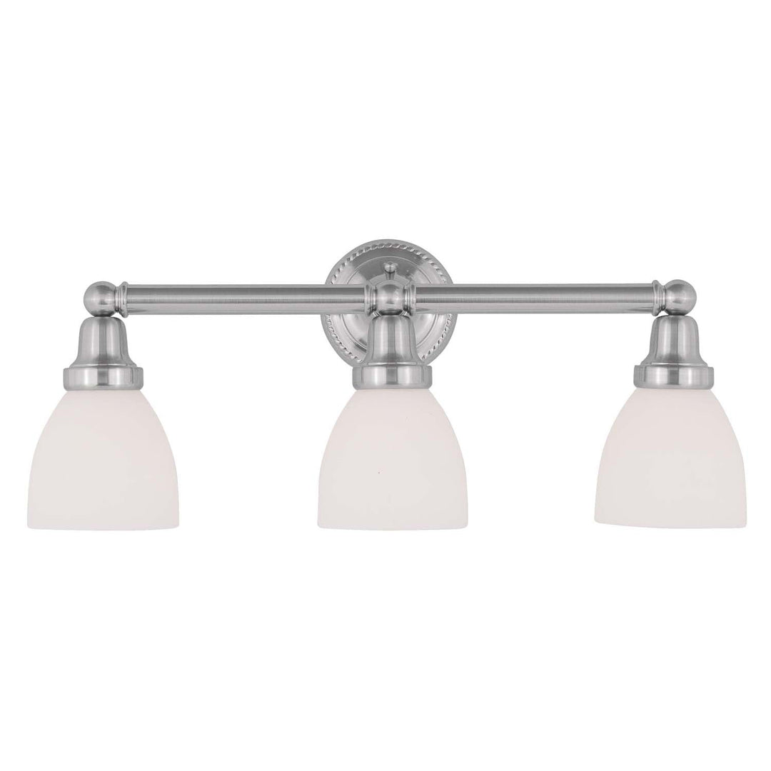 Livex Classic 1023-91 Bath Vanity Light 24 in. wide - Brushed Nickel